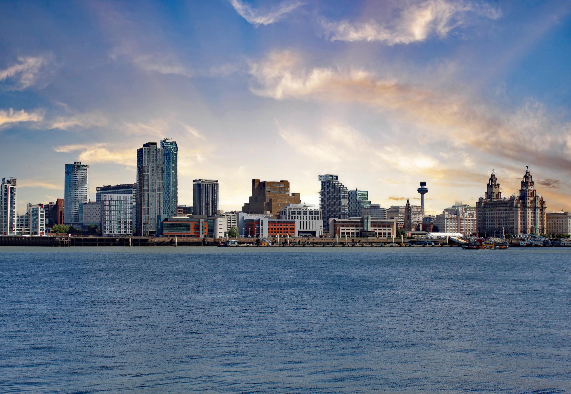 Liverpool Window Cleaning Areas Covered Skyline Image